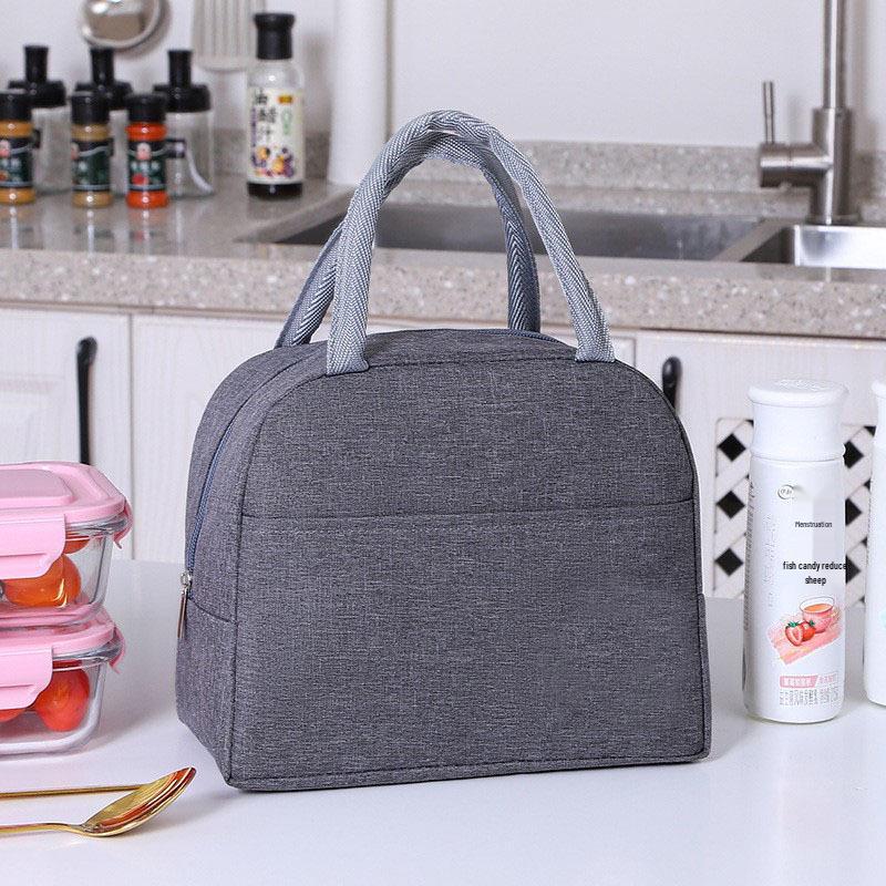 Large Capacity Insulated Lunch Tote - Durable Aluminum Foil Bento Bag for Office Workers