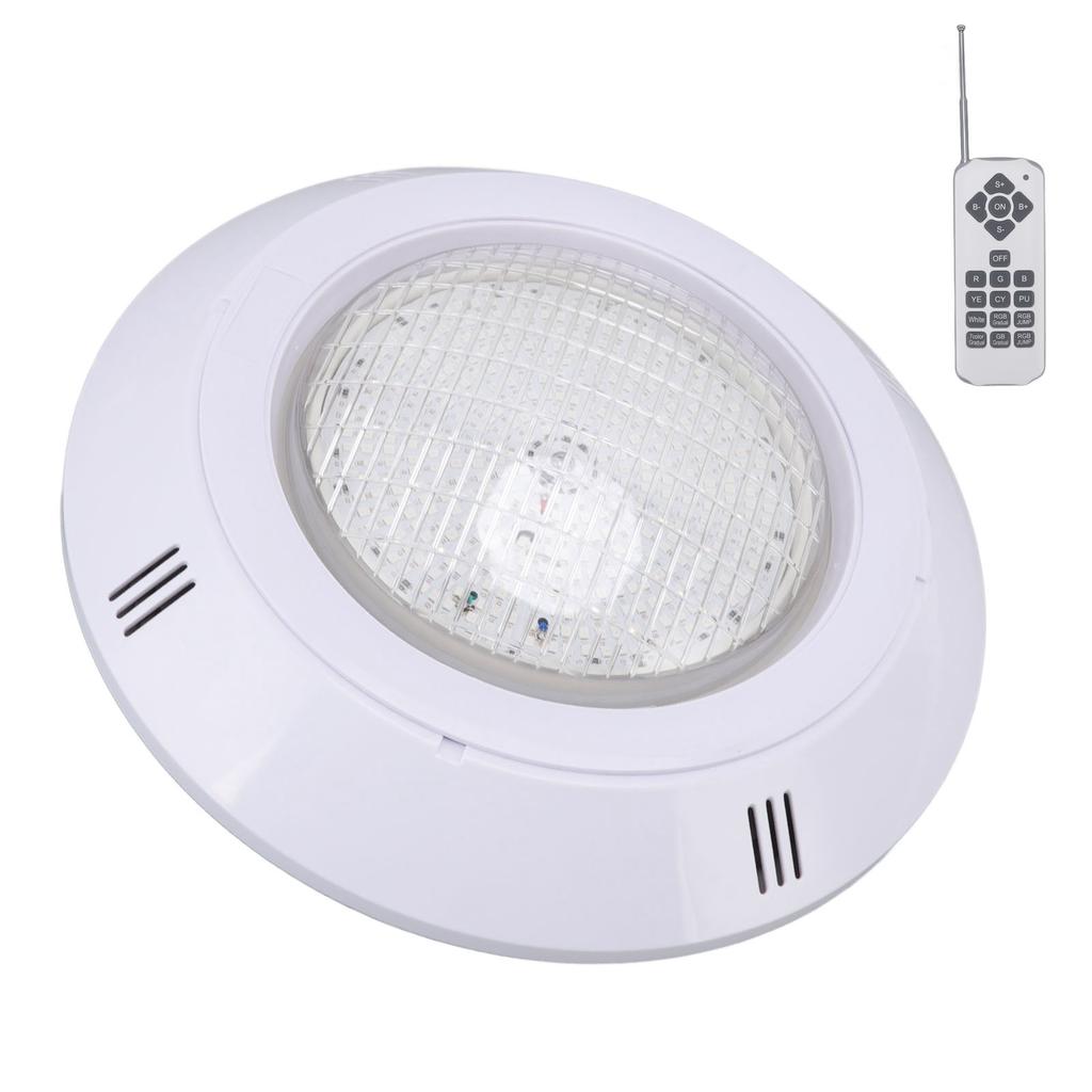 Светодиодные фонари для бассейна AC12V RGB Цветные IP68 Водонепроницаемые Пульт дистанционного управления Высокая светопропускаемость Прочный АБС-пластик