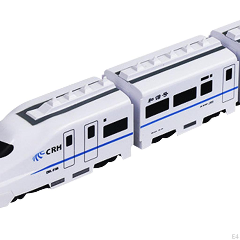 Электрический поезд игрушечный автомобиль высокоскоростной железнодорожный экспресс набор электронных для