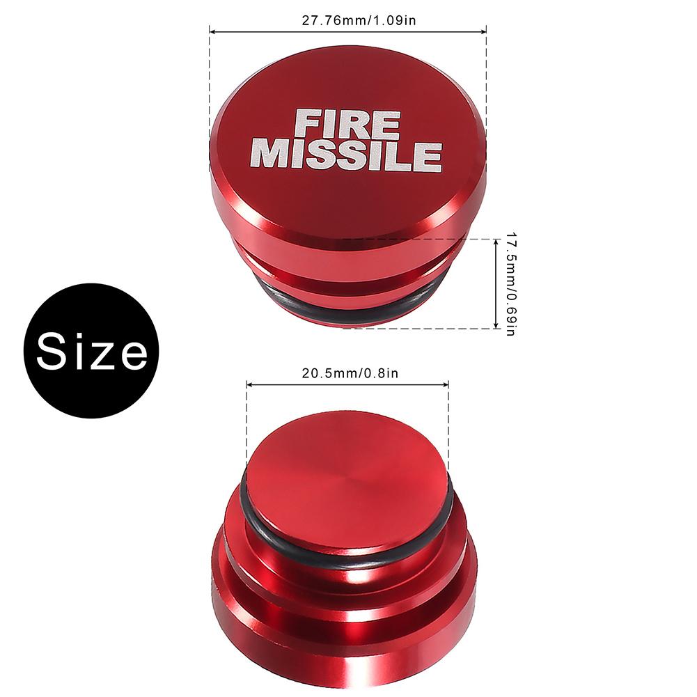 Вилка прикуривателя из алюминиевого сплава, салон автомобиля, красный