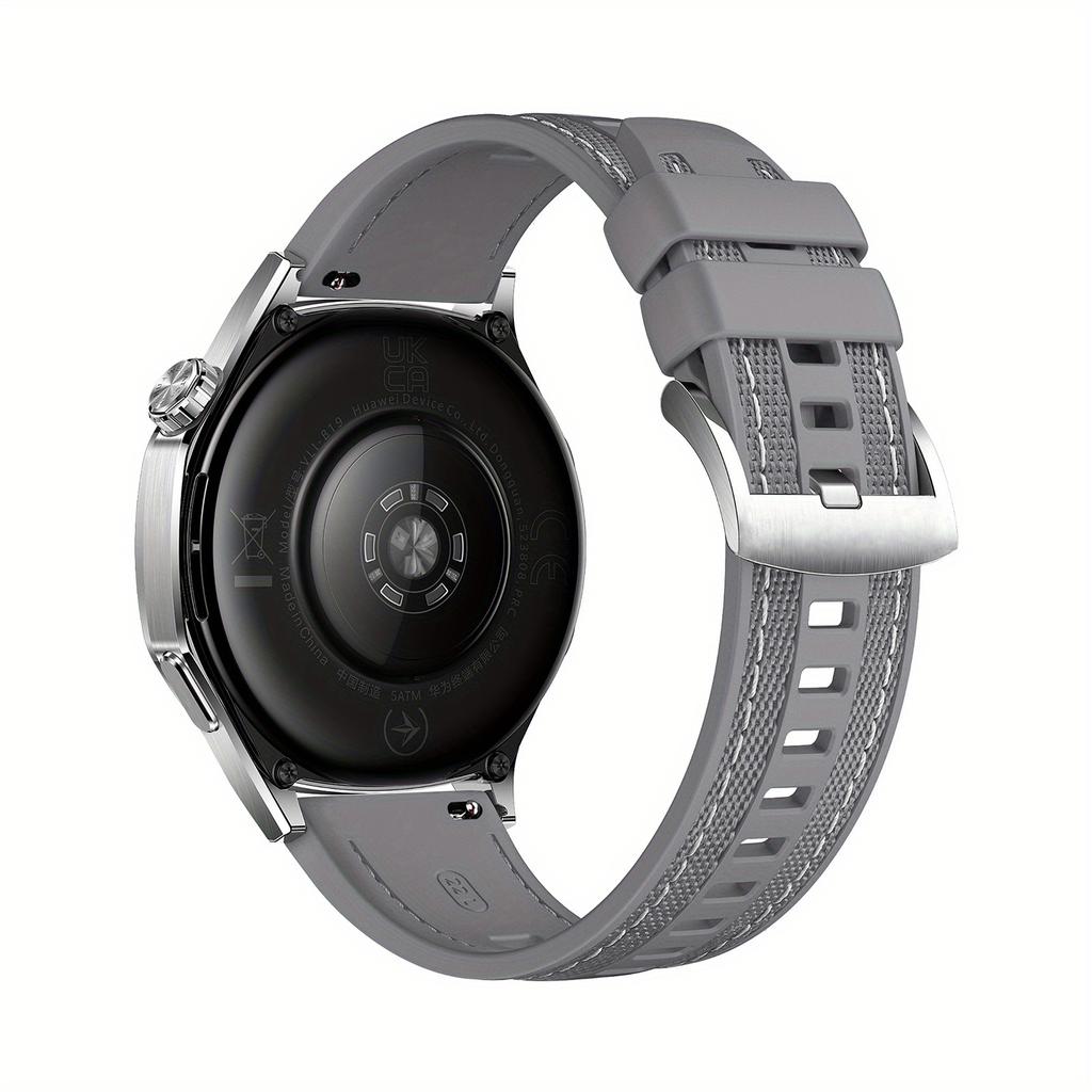 Ремешок для часов с интерфейсом 22 мм для Huawei Watch GT5, композитный плетеный нейлоновый, 22 мм, спортивный ремешок для часов, дизайн с цветовой вставкой