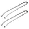1/2Pcs Stainless Steel BBQ Sausage Turning Tongs Long Handle Kitchen Tongs for Grilling Stable Grip Flip Bacon Steak Meat Vegetables Cooking Tongs