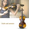Hand Made Maple Violin Bridge Basswood Head with Solid Wood Chin Rest Violin(AV 206)