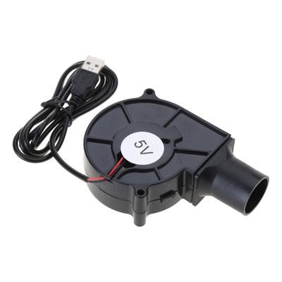 Портативный USB-вентилятор для барбекю 7 см 7530 Air Turbo вентилятор с одной скоростью для кемпинга, пикника, гриля, приготовления пищи
