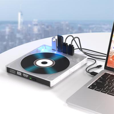 Многофункциональный внешний оптический привод для ноутбуков - USB 3.0 CD/DVD-пишущий и проигрывающий