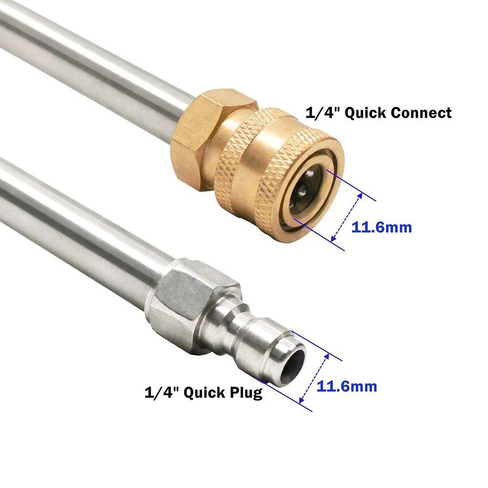 1 шт. Удлинительная насадка из нержавеющей стали для мойки высокого давления, электрическая мойка, насадка, распылительная трубка
