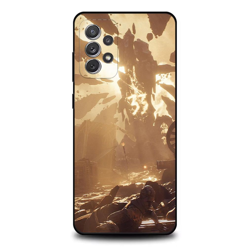 Игровой чехол C-Clair Obscur Expedition 33 для Samsung S25, S24, S21, S22, S23, S30, Ultra, S20, Plus, Fe, Lite, Note, 10, 9, 5G Черный