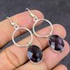 Amethyst Gemstone Handmade 925 Sterling Silver Gift Jewelry Earring 2.29" w8K31