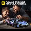 Colorful Cool High-Tech Supercar Model Building Blocks Children's Educational Assembly Toys Boy Adult Gift Collection Show