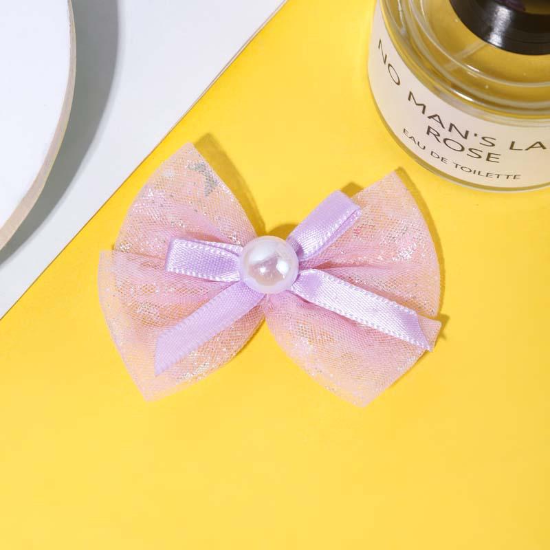 Сетчатый бант из бисера своими руками, детский головной убор и аксессуары для украшений