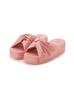 Day Satin Logo Room Shoes PWGS252600 CORAL Free Size Mother's