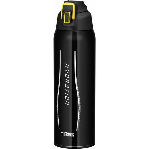 Thermos Термос-бутылка для воды с вакуумной изоляцией, спортивная бутылка, черный камуфляж, 1.5 л, FHT-1500F BK-C