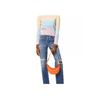 Loewe Removable Shoulder Strap Half-Moon Satin Leather Shoulder Tote Bag Small Women handbags Orange A923PM1X01-9100