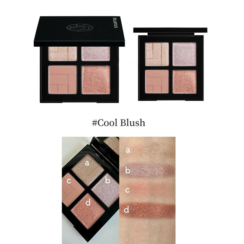 Shu Uemura Тени для век Макияж в стиле Nude 2025 лето четыре цвета, натуральные, сияющие и легко наносятся Серия Sculpt Melty Nude #Cool BlushРозово-бежевый