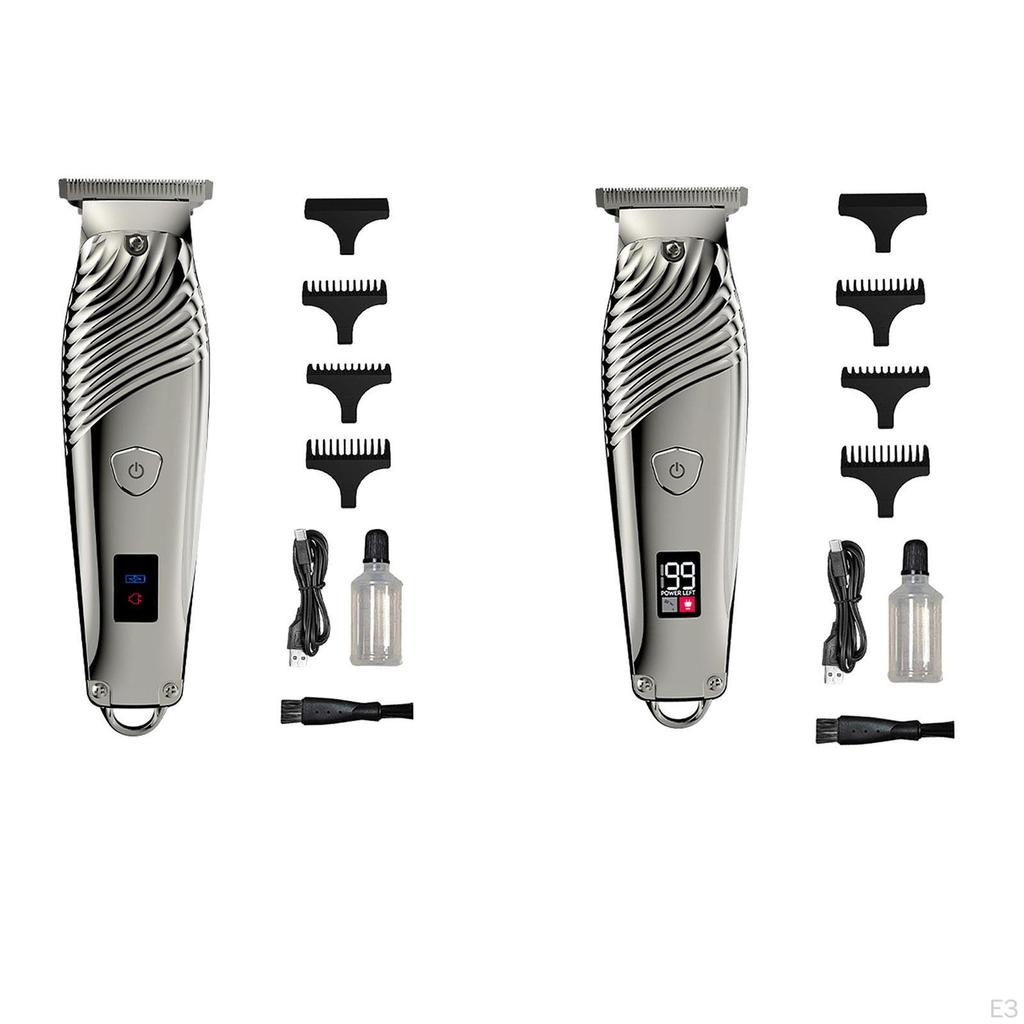 Cordless Barber Clipper, Professional Hair Trimmer Set, Fathers Day Gifts Mustache Body Face Beard