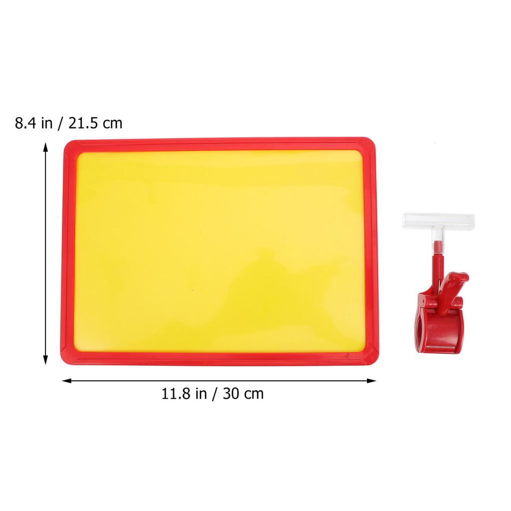 1Set Price Tag Sign Clip ABS Material Retail Store Merchandise Display Label Holder Retail Signs