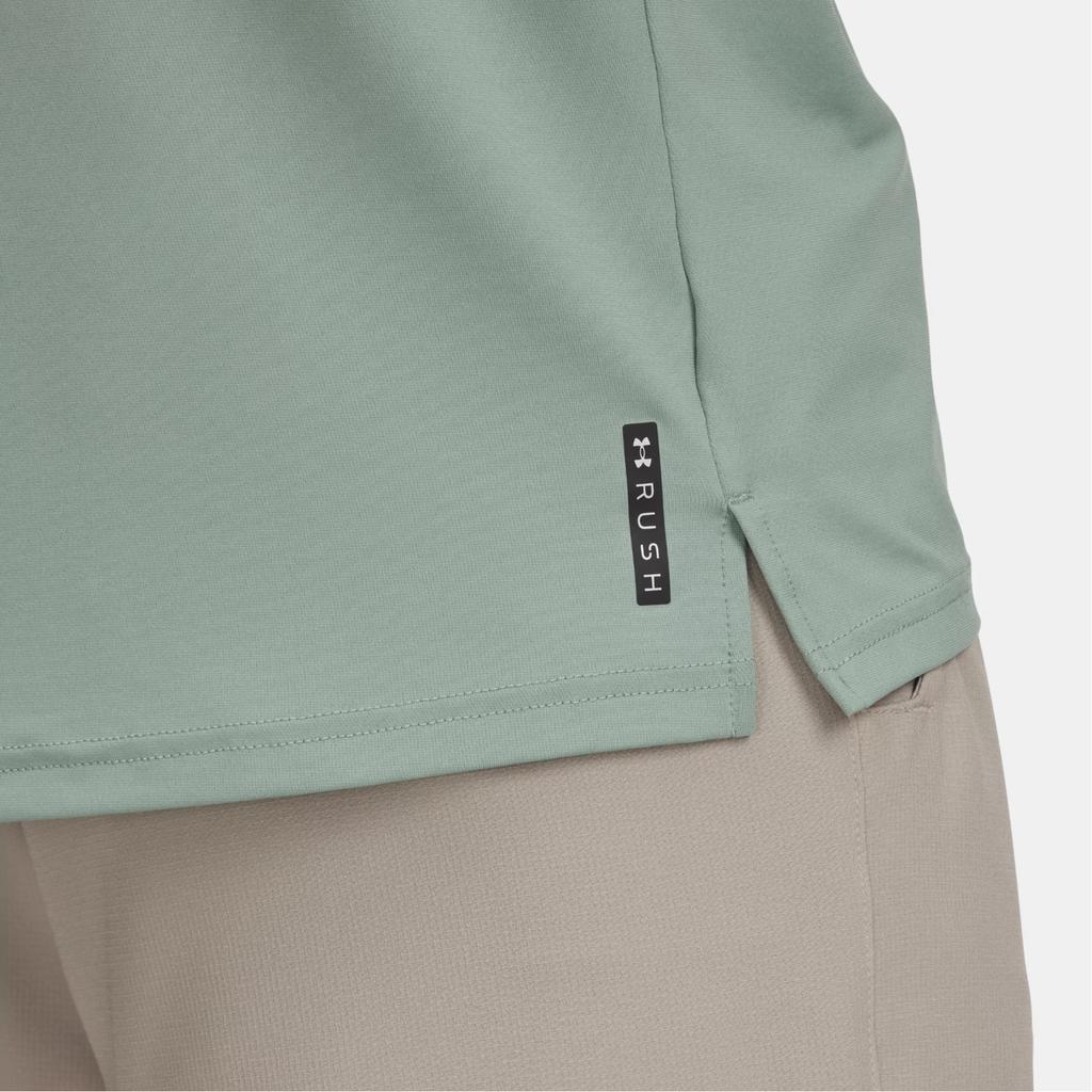 Under Armour Vanish Ss25 Лого Тренировочная Футболка с Коротким Рукавом Мужская Топы Лаймово-Зеленый 1383973-348