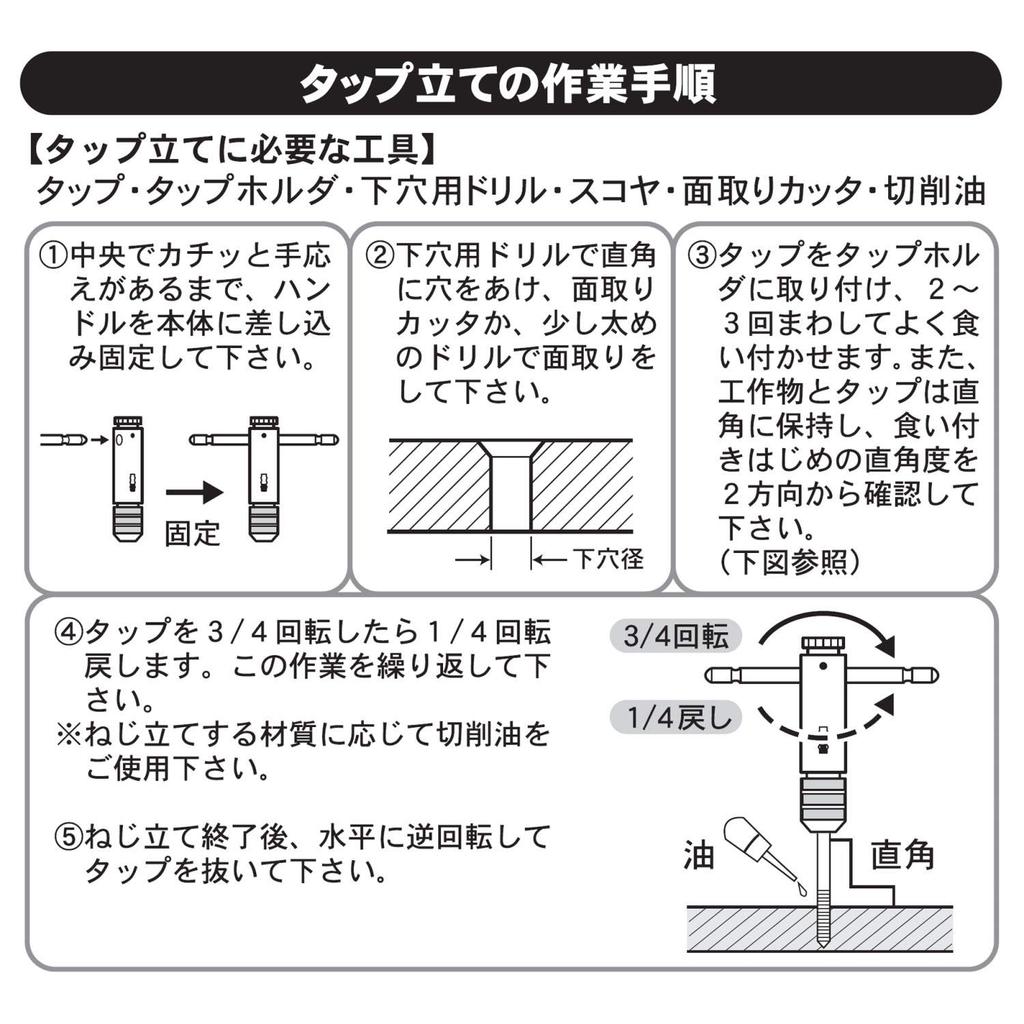 Niigata Seiki SK Made In Japan Ratchet Type Tap Holder M3-M8 RTH-1