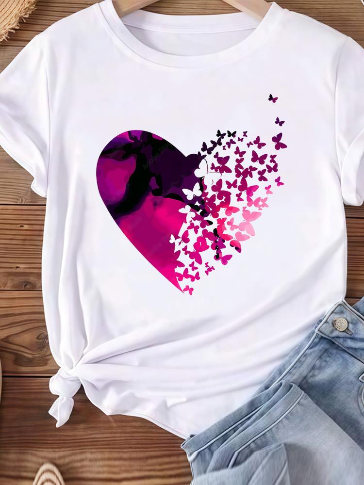 (Азиатский размер) леопардовая надпись тренд 90-х Женская футболка Топ Одежда Повседневная Футболка с коротким рукавом Мода С принтом Леди Женская Графические футболки