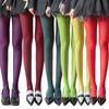 New Spring Women's 80D Denier Velvet Opaque Tights Ladies Colorful Tights Stretch Pantyhose Dressing Dopamine Colors
