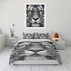 Tiger Pattern Bedding Set Cute Bear Kawaii King Twin Double Child Bedding Collection Microfiber Or Polyester Duvet Cover Collection