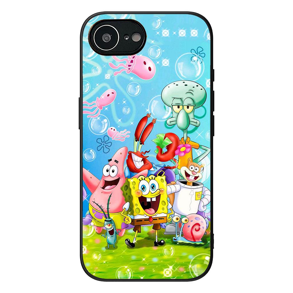 S-SpongeBobs S-SquarePants Case for Motorola Moto G54 G05 G24 G45 G55 G75 G85 G15 G57 G86 Power Edge 50 30 Ultra Fusion neo Pro