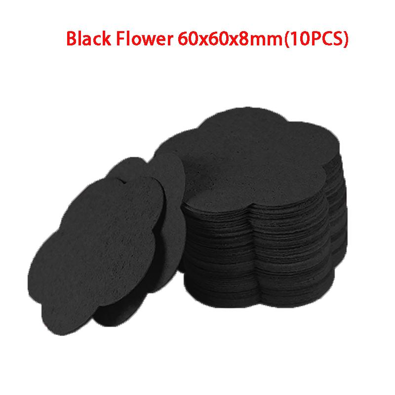 10pcs Estheticians Compressed Cosmetic Heart/Flower Shaped Cleansing Water Absorption Wood Pulp Pads Puff Facial Sponges Washing
