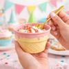 Кремовая керамическая миска для йогурта Изысканная обеденная тарелка в форме мороженого Салатная тарелка Миска для мороженого Посуда для завтрака