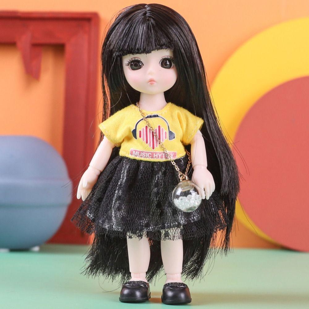 Одеваем куклы BJD 13 подвижных суставов Съемные суставы Кукла Имитация глаз Шарнир Кукла Девочки Подарки