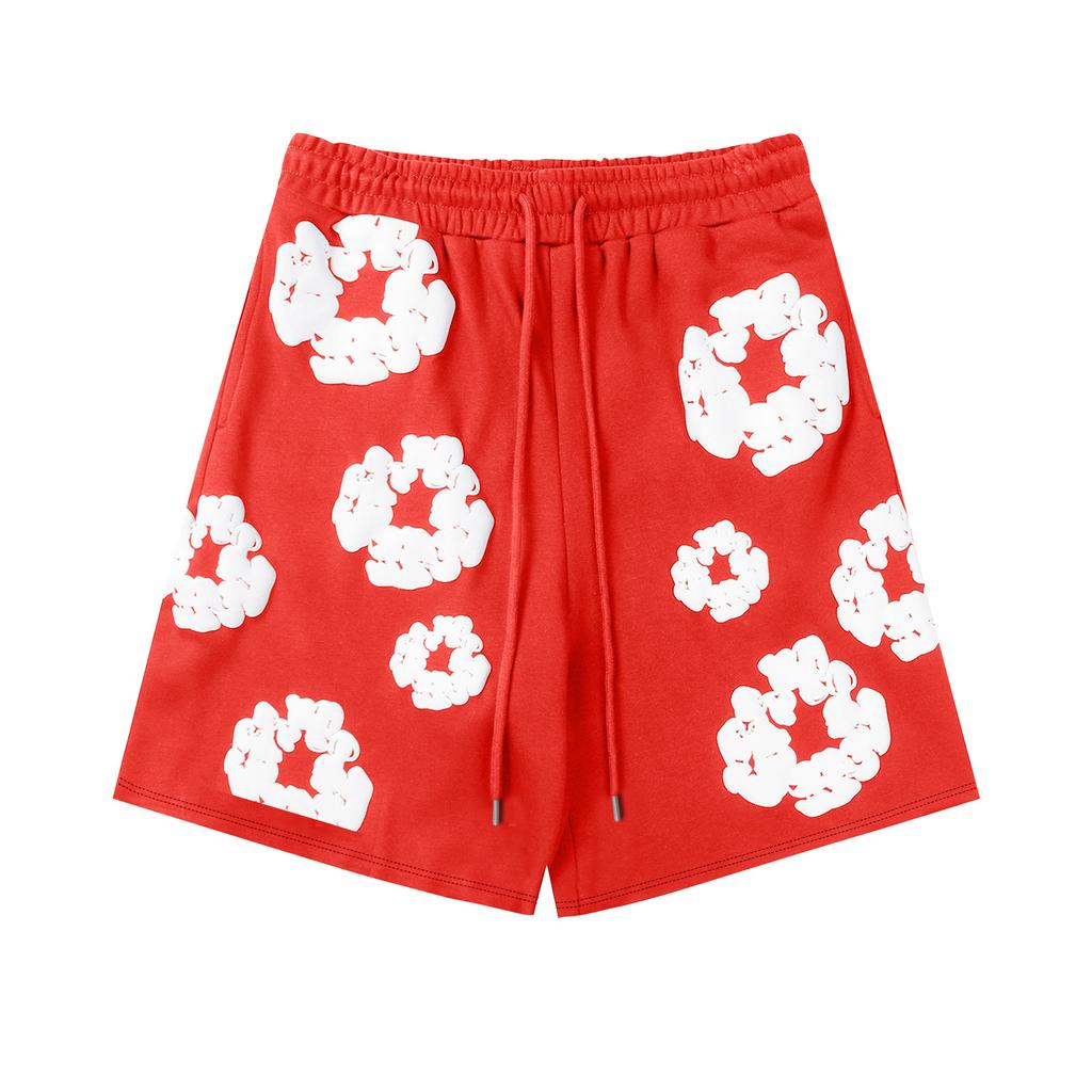 Women's And Men's Casual Printed Shorts Street Fashion Trend With Contains Pockets Casual Pants