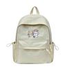 Schoolbag, simple and lightweight, primary and middle school backpack, stylish embroidered backpack, lightweight large-capacity backpack