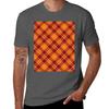 Autumnal Cross Tartan Plaid Tshirt Regular Fit Plain Tee Shirt