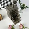Шкатулка для украшений, Коробка для хранения, Высококлассная Изысканная Большая вместимость для серег-пуссетов, ожерелий, ювелирных изделий, головных уборов.