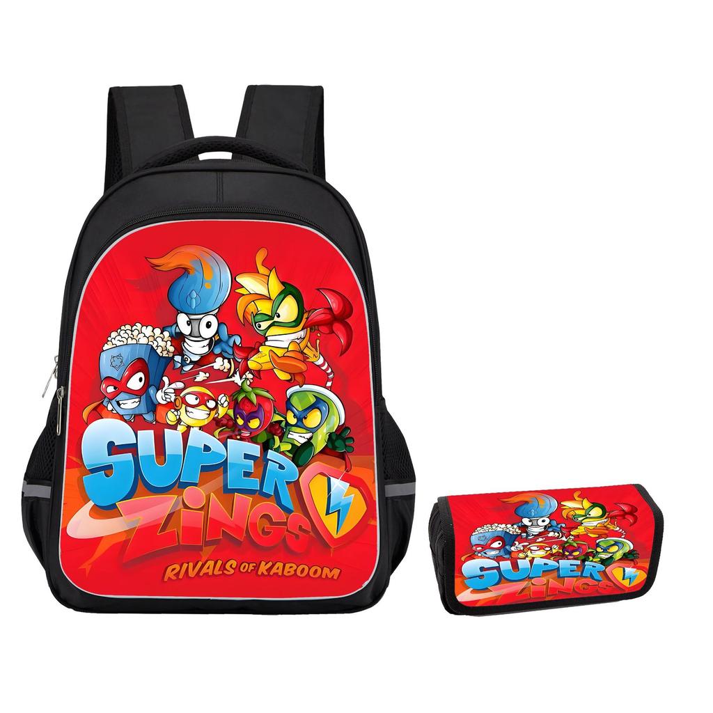 Superzings Trendy Comfortable School Bag Children'S Movie Peripheral Ultra Lightweight Storage Pencil Case