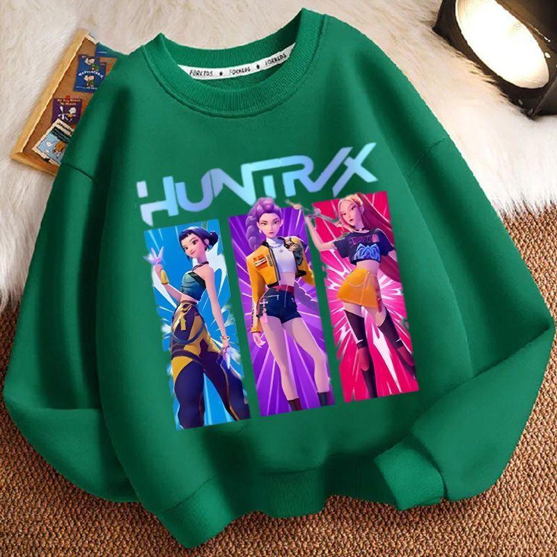Children's Witch Hunt Team Round-neck Hoodie, Spring and Autumn Boys' and Girls' Long-sleeved Casual Jacket