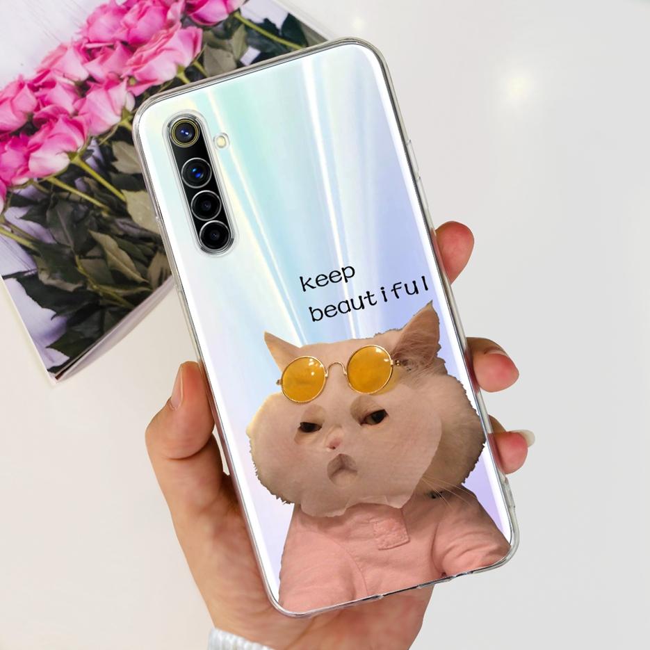 Чехол для Realme 6 Pro Чехол для Realme 6i 6S Роскошный Популярный Расписная Задняя Крышка Мягкий Силиконовый Чехол для Телефона Для Realme 6S 6i Realme6 Pro Оболочка