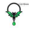 Geometric Stainless Steel Butterfly Belly Button Ring With Wing And Chain Design For Men And Women