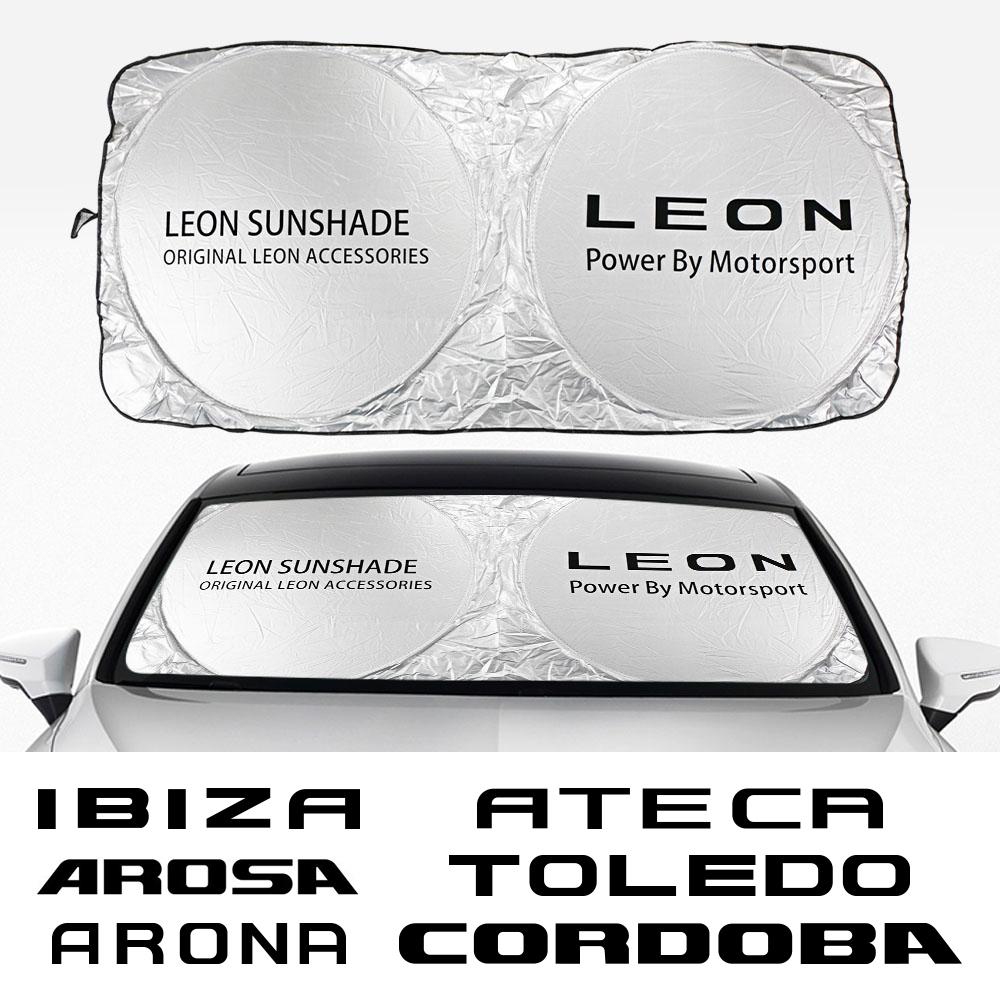 Car Windshield Sunshades Cover Auto Accessories For Seat Leon Ibiza Ateca Arona Cordoba Toledo Altea Alhambra Arosa Exeo MiiWindshield Sunshades 1