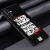 Slam Dunk Classic japan Anime Phone Case For Samsung Galaxy S25 S24 S23 S22 S21 S20 Plus Ultra Note20 Soft Black