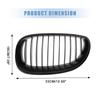 uxcell Matte Black Front Kidney Grille for BMW E60 E61 5 Serie M5 03-09