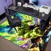 Superhero Power Burst Floor Mat for Living Room, Game Rooms, Office, Bedroom, Office Floor Mat Playful Design, Christmas Fan Gifts