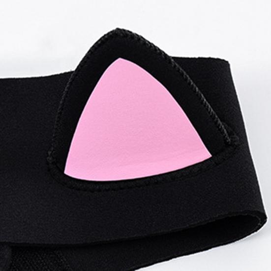 Дайвинг Повязка на голову Неопреновая повязка на голову с кошачьими ушками Регулируемая лента для защиты волос Капюшон для гидрокостюма для снорклинга серфинга