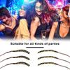 LED Eyelashes Charming Unique Light-up Eyeliner Halloween Shining Eyelid Tape for Parties Nightclubs Bar