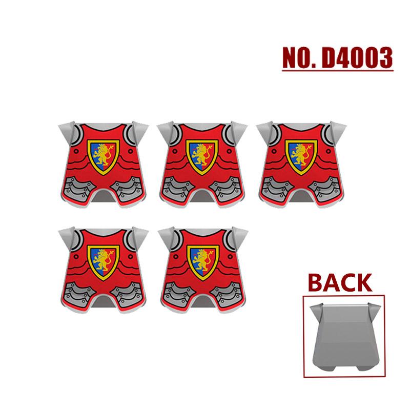 Набор средневековых строительных блоков с солдатами, лошадьми и настраиваемой броней для детей от 6 лет