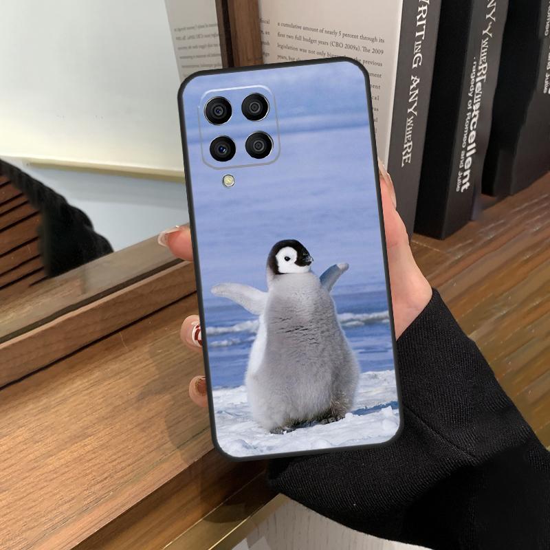 Пингвин Снег Арктика Милое Животное Чехол Для Samsung Galaxy M56 M06 M16 M36 M52 M32 M12 M54 M34 M14 M35 M55 M15 M11 M31 M13 M53
