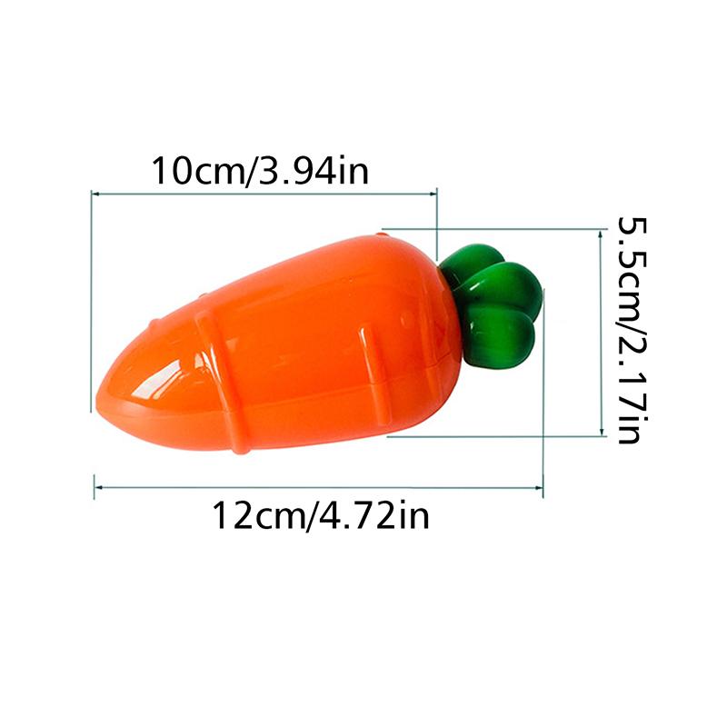1 шт. Подарочная коробка Сделай сам Хранение Вечеринка Пасхальное украшение Коробка для конфет в виде морковки Креативный пластик Декоративные товары для вечеринок
