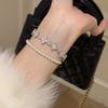 2025 New Zircon Lucky Grass Bracelet Light Luxury High-end Bracelet Fashion Versatile Jewelry Women