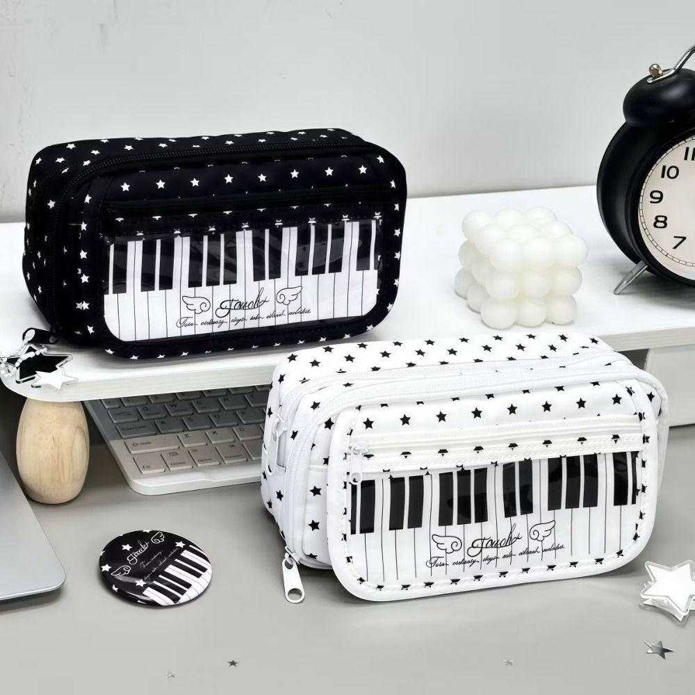 Sweet Star Pencil Storage Bag Large Capacity Makeup Bag School Office Supplies