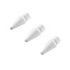 Elecom Replacement Nib for Apple Pencil, 1st Generation, 2nd Generation, USB-C Compatible, Pack of 3, Firm Writing Feeling, High Resistance Feeling, H