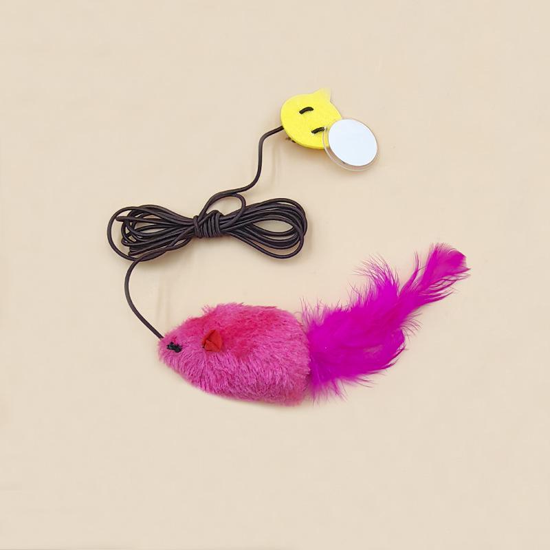 Интерактивная пищащая мышь, игрушка для кошки - Интеллектуальная плюшевая игрушка с активацией звуком для самостоятельной игры